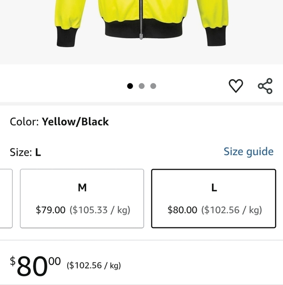 Men's Yellow and Black Lightweight Jacket - Picture 16 of 16